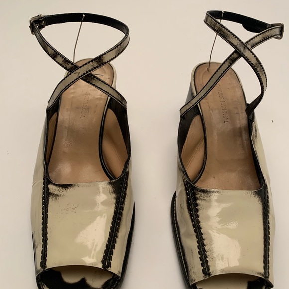 Heels chunky 2inch open toe with ankle strap - Picture 3 of 8